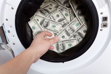 money laundry, Organized Crime conceptの写真素材