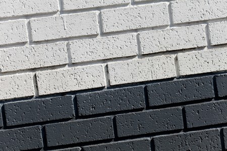 White Brick Wall for backgroundの写真素材