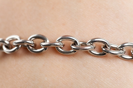 Silver Chain,Jewelry, close up