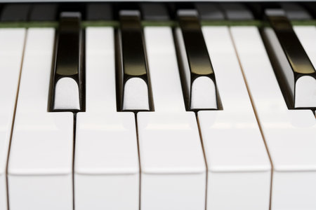  Piano Key close up shot