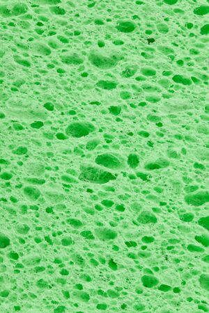 Green Sponge close up for backgroundの写真素材