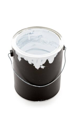 a Black Paint Can close upの写真素材