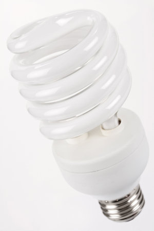 Compact Fluorescent Lightbulb clsoe up