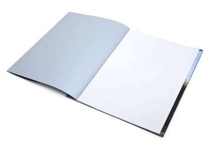  Silver Cover file folder with white backgroundの写真素材