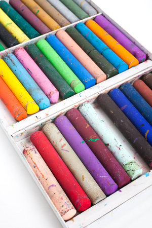Colorful Crayon for background