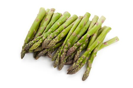 Green Asparagus close up shotの写真素材