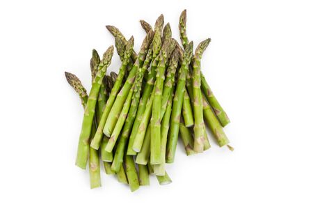 Green Asparagus close up shotの写真素材