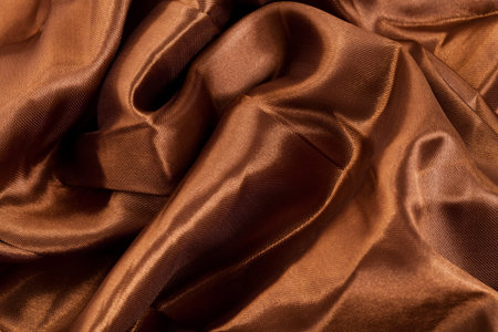 Brown Silk for backgroundの写真素材