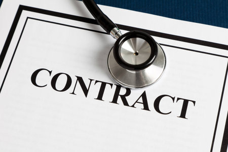 Stethoscope and Contract, concept of business