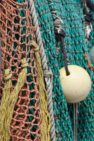 Fishing Net close up shotの写真素材