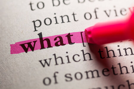 word what highlighted on pinkの写真素材