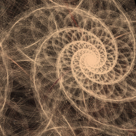 Abstract fractal texture background, fractal elements for mathematics, technology, science.の写真素材