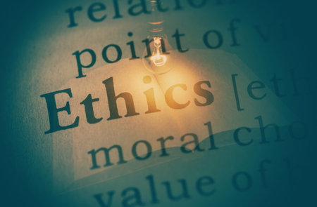 Fake dictionary,  definition of the word Ethics.