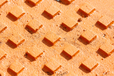 yellow plate metal background close up shotの写真素材