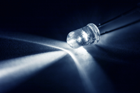 led light bulb, concept of energy saving.の写真素材