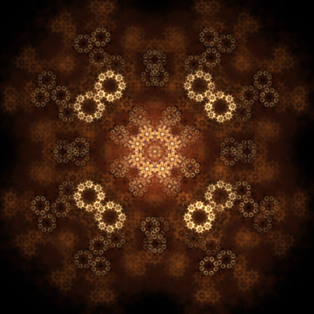 colorfully abstract fractal image for background use