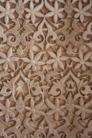 Wall in Alhambra, Spain.のeditorial素材