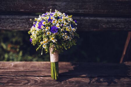 beautiful wedding bridal bouquet.の写真素材