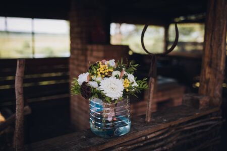 beautiful wedding bridal bouquet.の写真素材