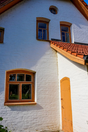 POLENOVO, TULA REGION, RUSSIA - AUGUST 2014: Abbey (Abbatstvo) - Workshop VD Polenov. Manor Borok or...