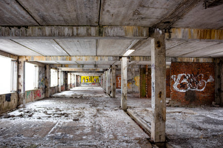 Abandoned unfinished building