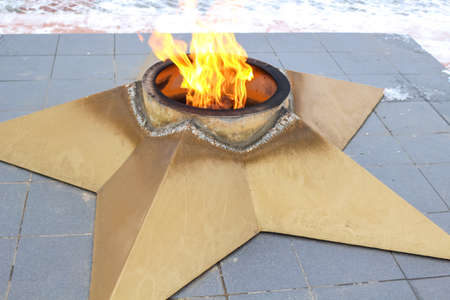 Balabanovo, Russia - January 2017: Memorial of the Great Patriotic War in the city of Balabanovoのeditorial素材