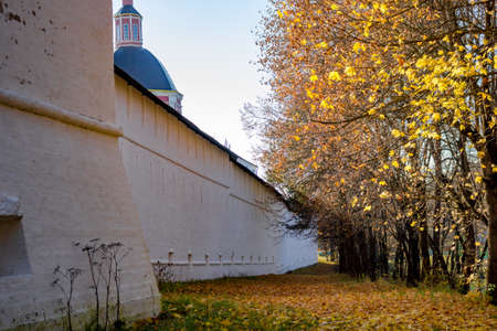 Ancient Pafnutev-Borovsky Monastery in Borovsk, Russia - October 2018の写真素材