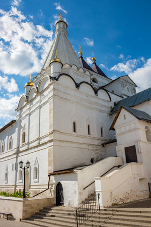 SERPUHOV, RUSSIA - AUGUST 2017: Vvedensky Vladychny Convent (Vvedenskiy Vladychnyi monastyr) in...
