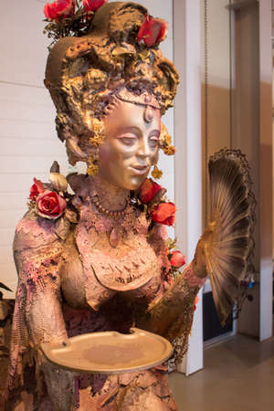 GARBAGE MUSEUM "MU-MU", RUSSIA - OCTOBER 2016: Exhibits of the museum of garbageのeditorial素材