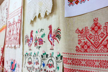 Krasnoe, Russia - May 2016: Ethnographic Museum in the village of Krasnoye near Borovsk, an...