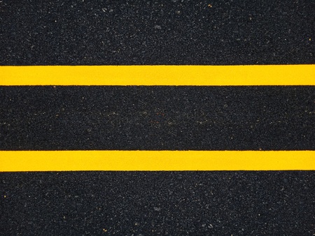 Road traffic paint on the asphalt surface And to ensure safetyの写真素材