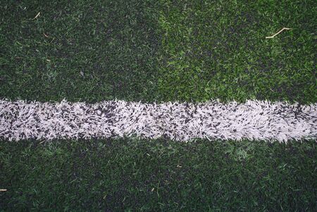 Artificial turf futsal field in Thailandの写真素材