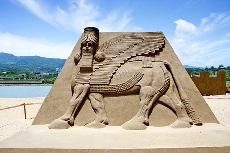 2011 Fulong Sand Sculpture Festival on May 31,Taiwanのeditorial素材