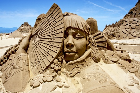 2011 Fulong Sand Sculpture Festival on May 31,Taiwanのeditorial素材