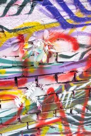 Graffiti in Taipeiのeditorial素材