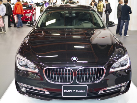 TAIPEI,TAIWAN -December 21 : new car of BMW 7 series in 2013 New Car Exhibition in Taipei world trade center on December 21,2012 in Taipei,Taiwanのeditorial素材