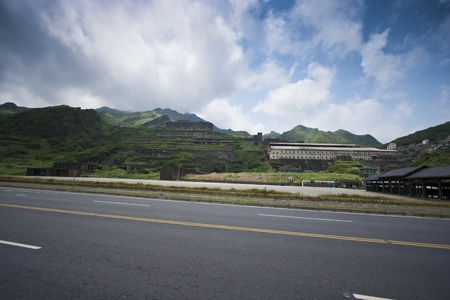 Coastal Road and Sea in Summer, Taiwanのeditorial素材