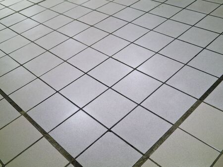 brick paving with perspectiveの写真素材