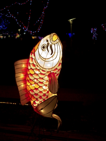 TAIPEI - MARCH 01: novel Chinese lanterns light up celebrating LANTERN Festival, known as Yuanxiao Festival, on MARCH 01, 2013 in TAIPEI, TAIWAN. It held annually in January of Lunar calendar.のeditorial素材