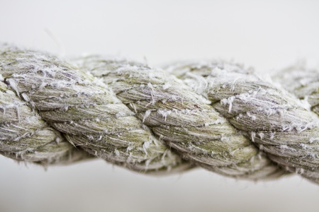 close view of Grungy Old Ropeの写真素材