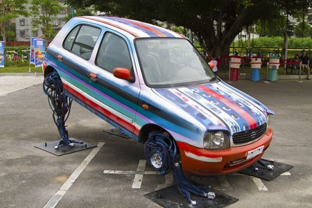 New Taipei City , Taiwan : July 21 : novel comic character display in the Summer Cosplay Festival in 435 Art Zone , July 21 , 2013 in New Taipei City,Taiwanのeditorial素材