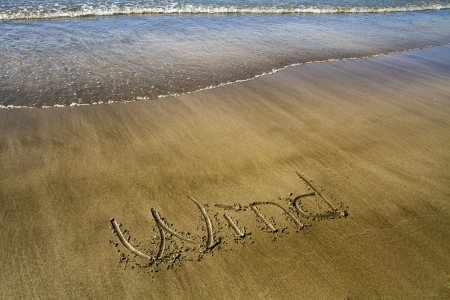 wind on the sand texture backgroundの写真素材