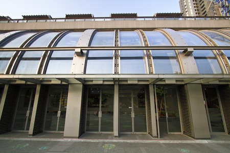 the new MRT station (Daan Park Station) in Taipeiのeditorial素材