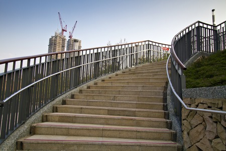 Spiral Stairs in the open park in Taipei