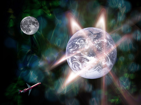 global transportation in the future, abstract backgrounds