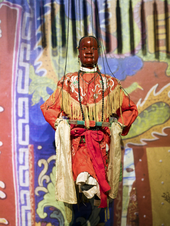 Taipei, Taiwan - OCT 06, 2015: Glove puppetry in Puppetry Art Center of Taipei.a type of opera using...
