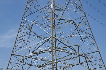 the electricity post is high-tension