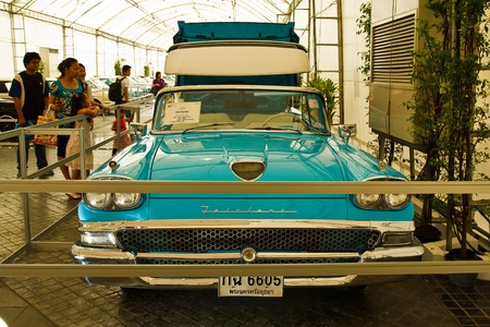 Future Park Rangsit - June 23: Ford Skyliner,1958 Year.Vintage Car Concours 2011 at Future Park Rangsit, June 23, 2011 in Bangkok, Thailand.のeditorial素材