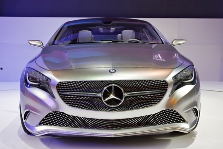 BANGKOK, THAILAND- MARCH 28  Mercedes-Benz on display at The 33th Bangkok International Motorshow 2012 at Impact on March 28, 2012 in Bangkok,Thailandのeditorial素材