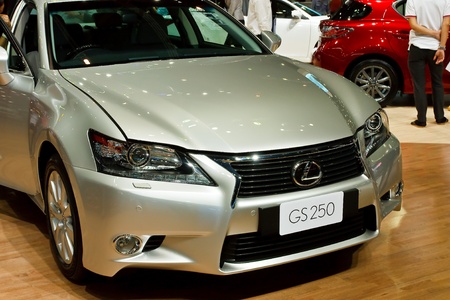 BANGKOK, THAILAND- MARCH 28  Lexus on display at The 33th Bangkok International Motorshow 2012 at Impact on March 28, 2012 in Bangkok,Thailandのeditorial素材
